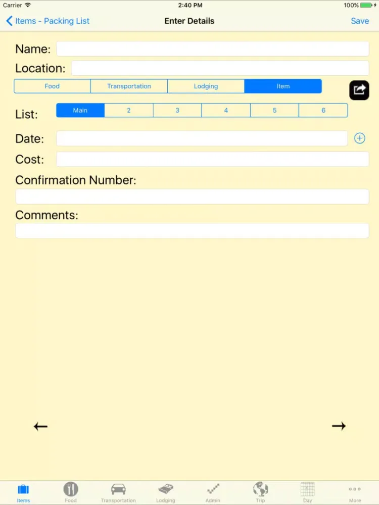 RecordTrip iPad 应用截图