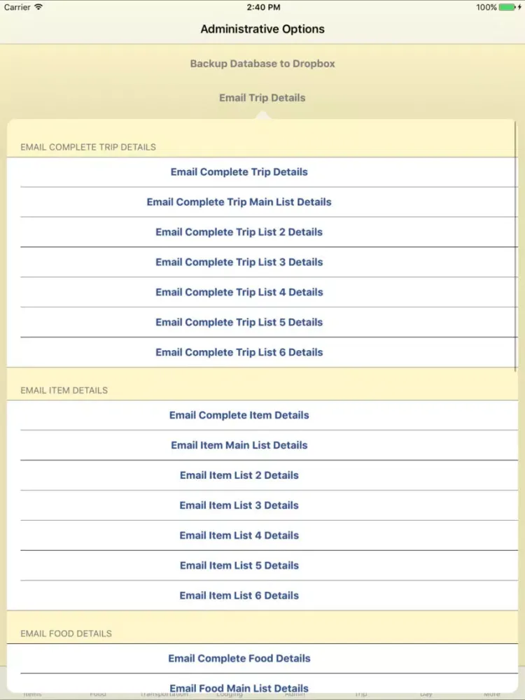 RecordTrip iPad 应用截图