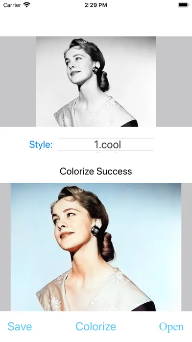 Colorize old photo スクリーンショット