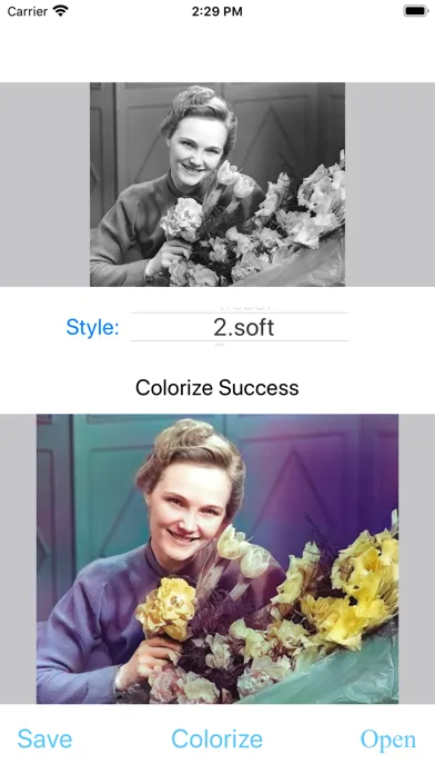 Colorize old photo スクリーンショット
