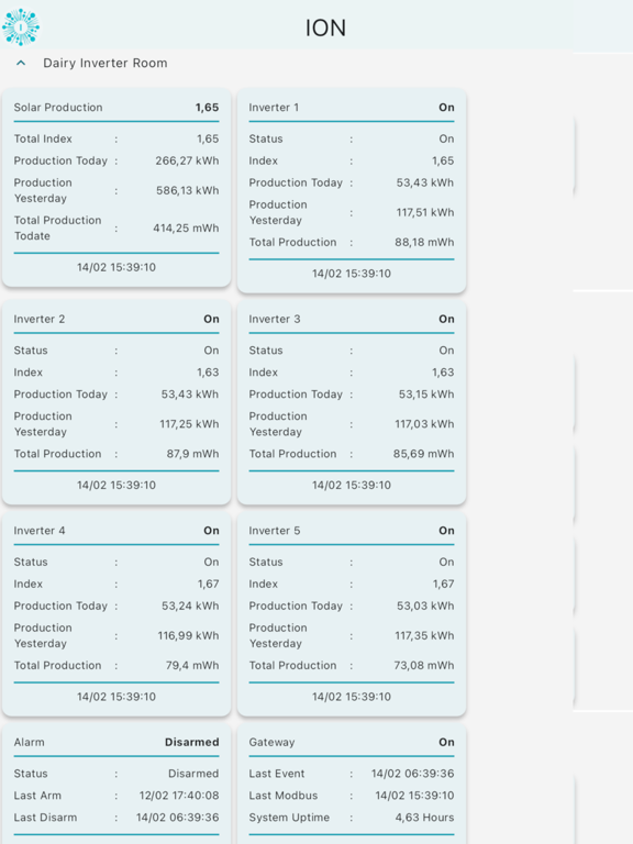 Tangkapan skrin ION Mobile iPad 