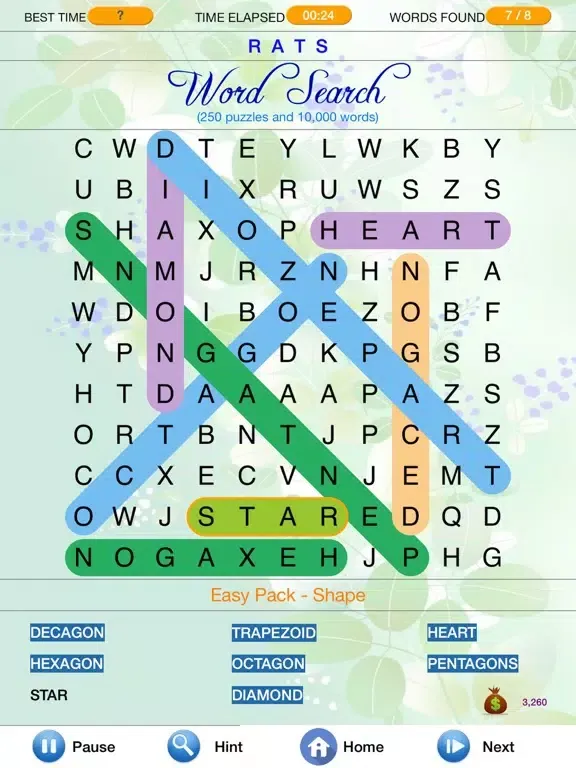 Capturas de pantalla de Word Search - Find Crosswords iPad 