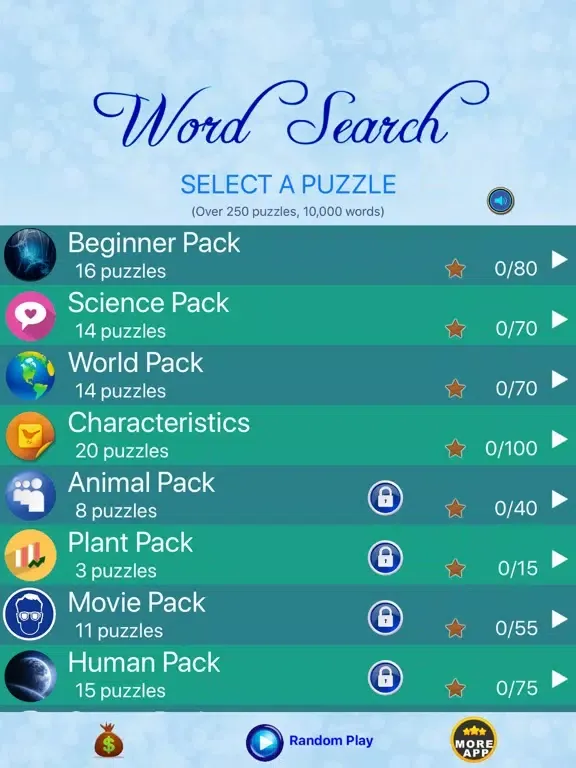 Capturas de pantalla de Word Search - Find Crosswords iPad 