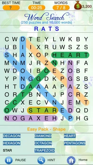 Capturas de pantalla de Word Search - Find Crosswords