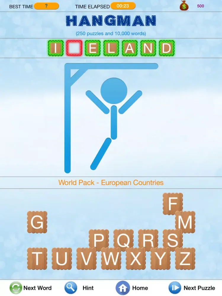 Capturas de pantalla de Hangman - Search and Crack Hidden Word Puzzle iPad 