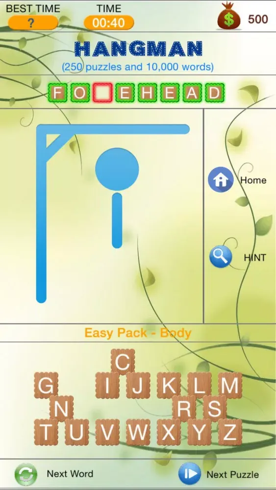 Capturas de pantalla de Hangman - Search and Crack Hidden Word Puzzle