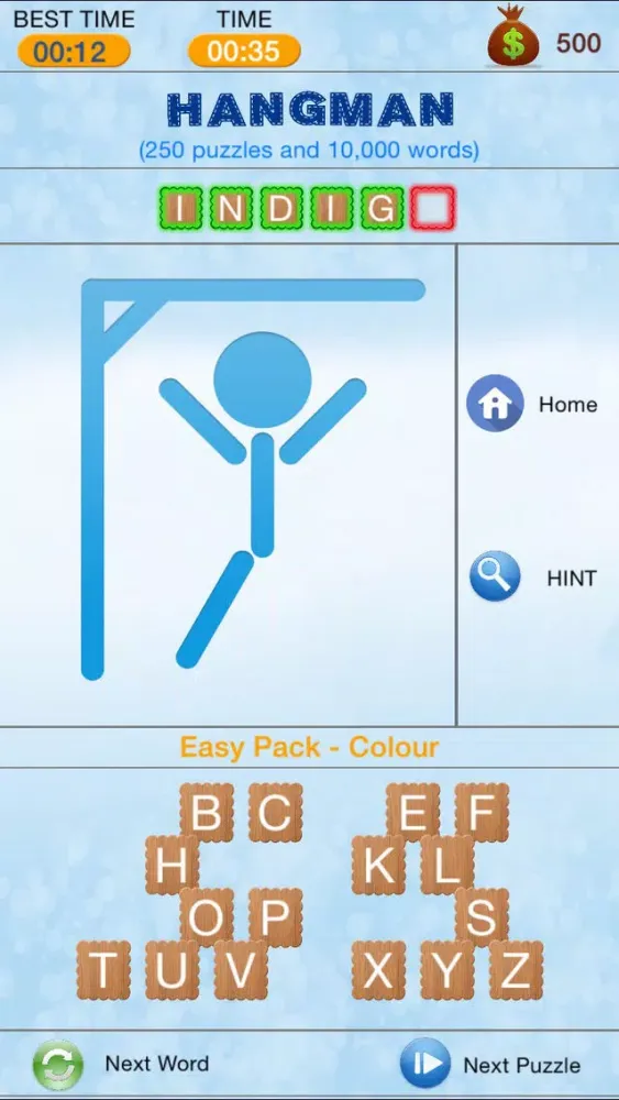Capturas de pantalla de Hangman - Search and Crack Hidden Word Puzzle