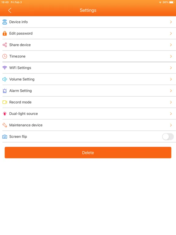 iCareCam iPad  Ekran Görüntüleri