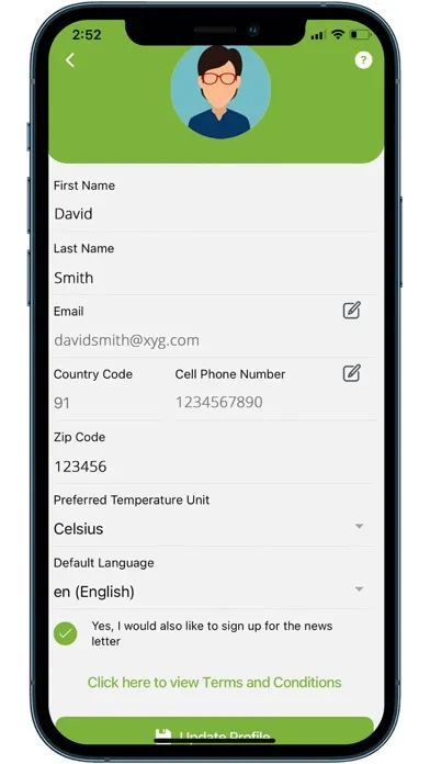 Zrzuty ekranu IoTOnDemand Smart App