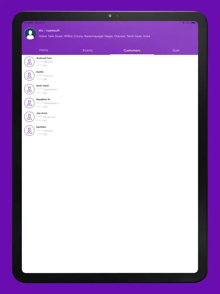 Tangkapan skrin IOUPay Merchant iPad 
