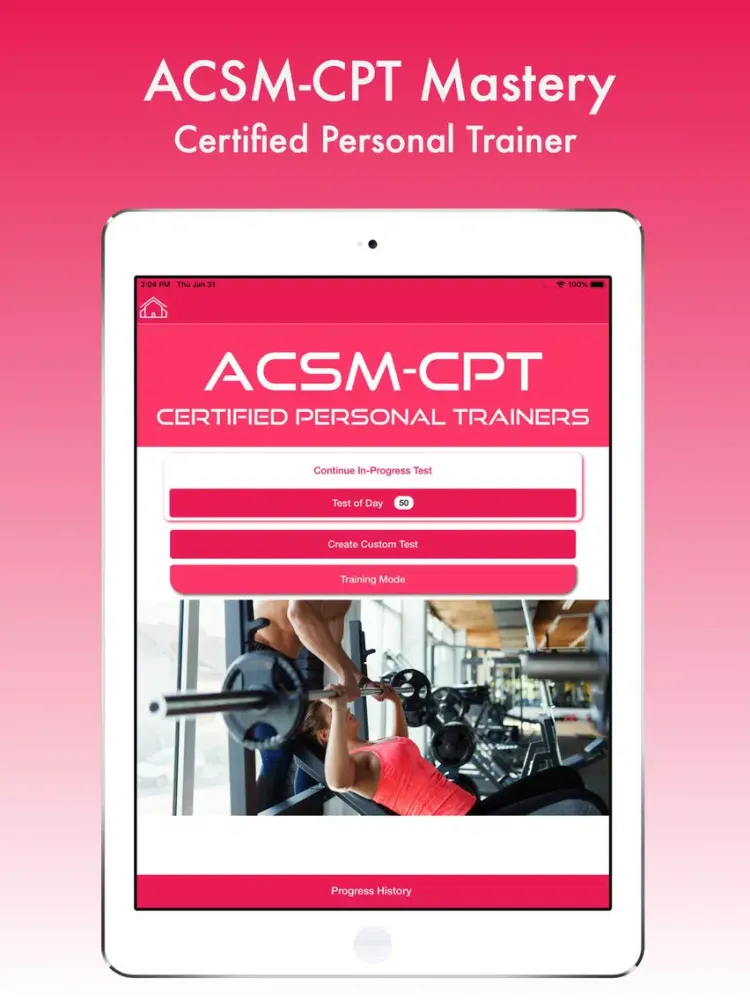 ACSM (CPT) Mastery iPad  Screenshots