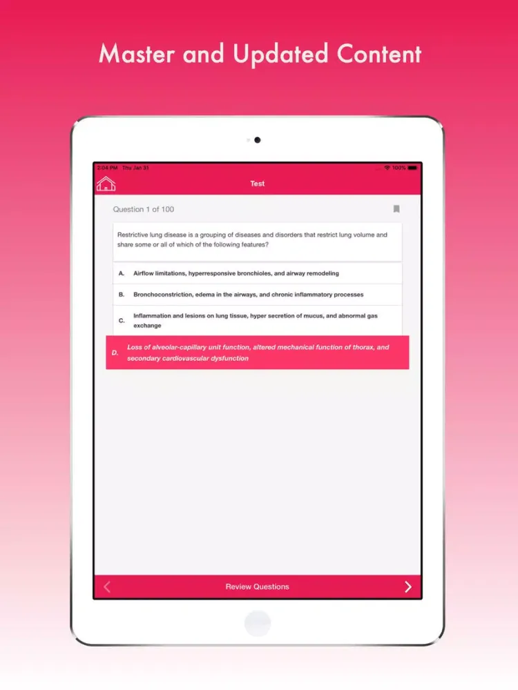 ACSM (CPT) Mastery iPad  Screenshots