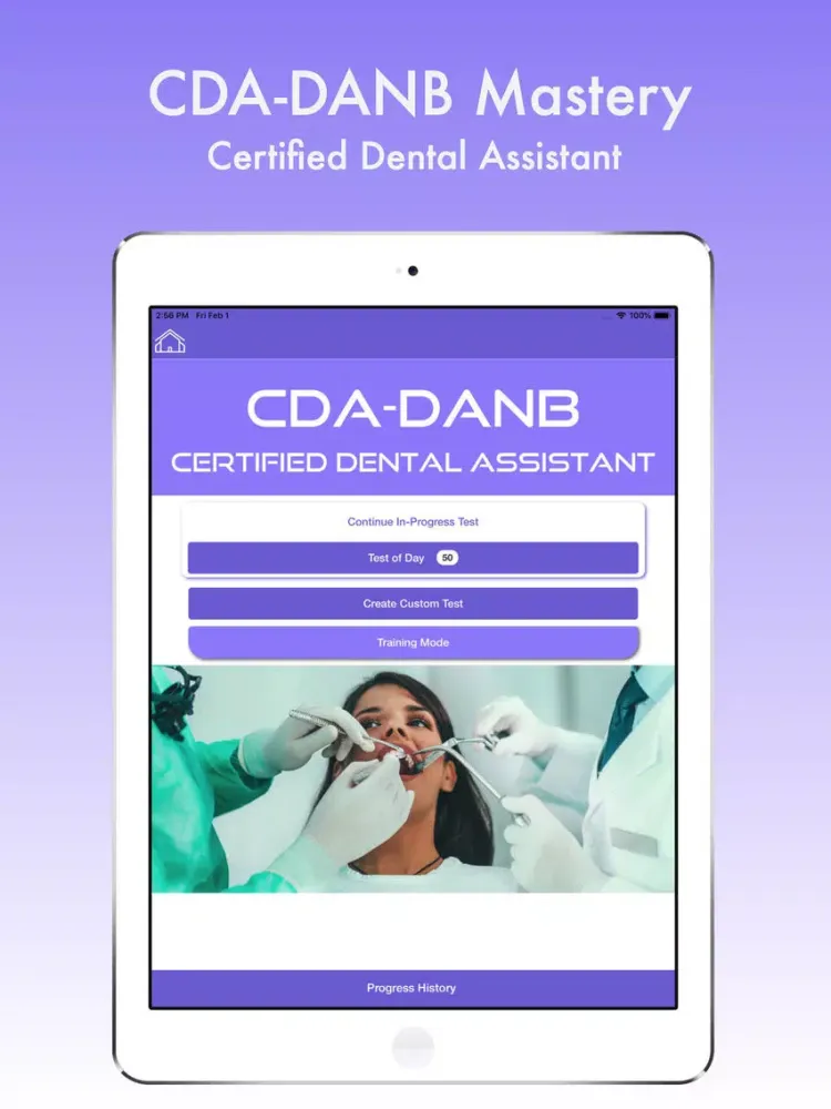 CDA-DANB Mastery iPad  스크린샷