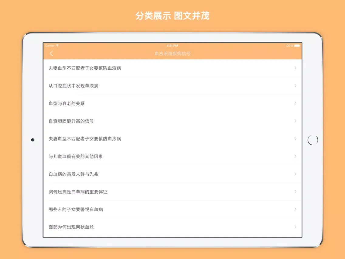 تصاویر 疾病药品大全 - 常见疾病症状以及常用药物大全 iPad 