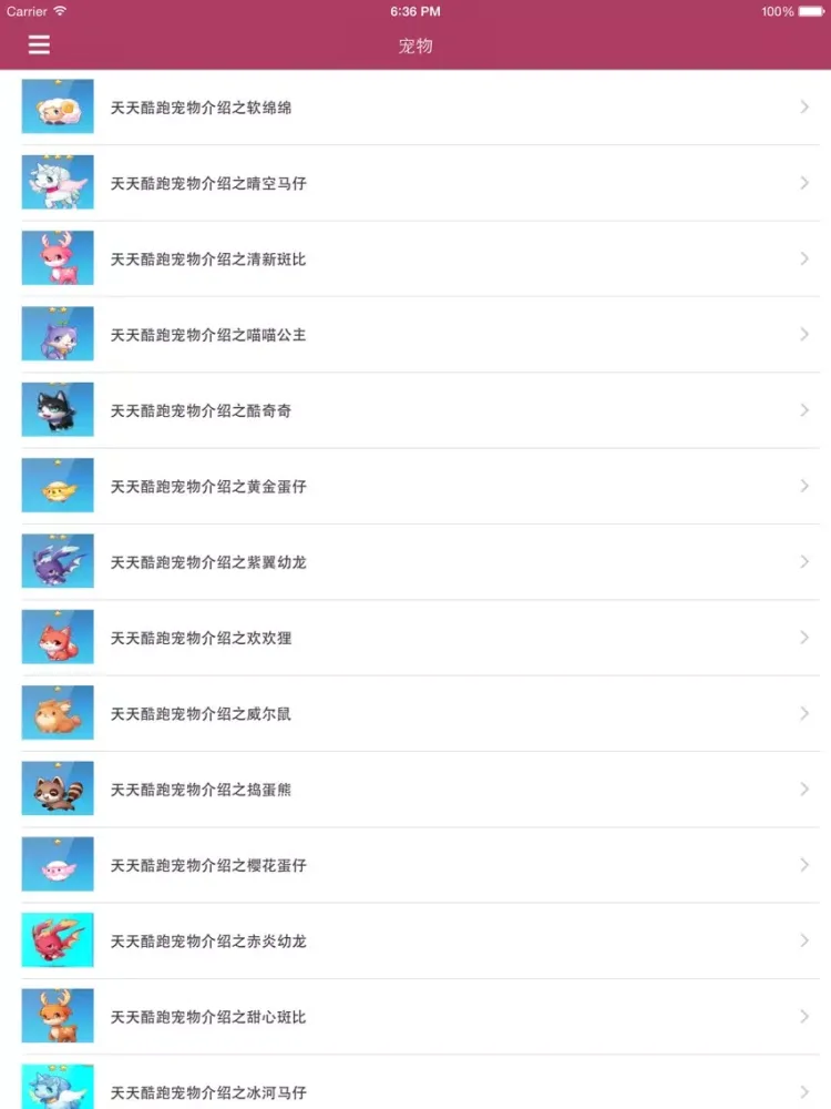 最全攻略 for 天天酷跑 iPad  Screenshots