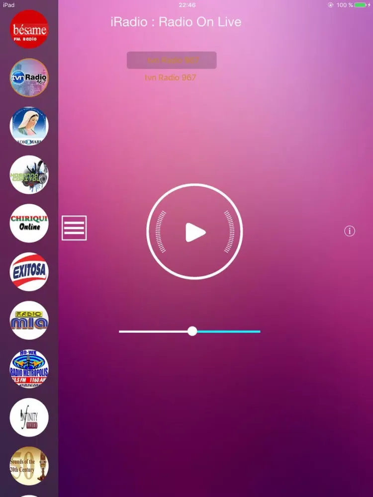 Panama Radio : principales radios stations iPad  स्क्रीनशॉट