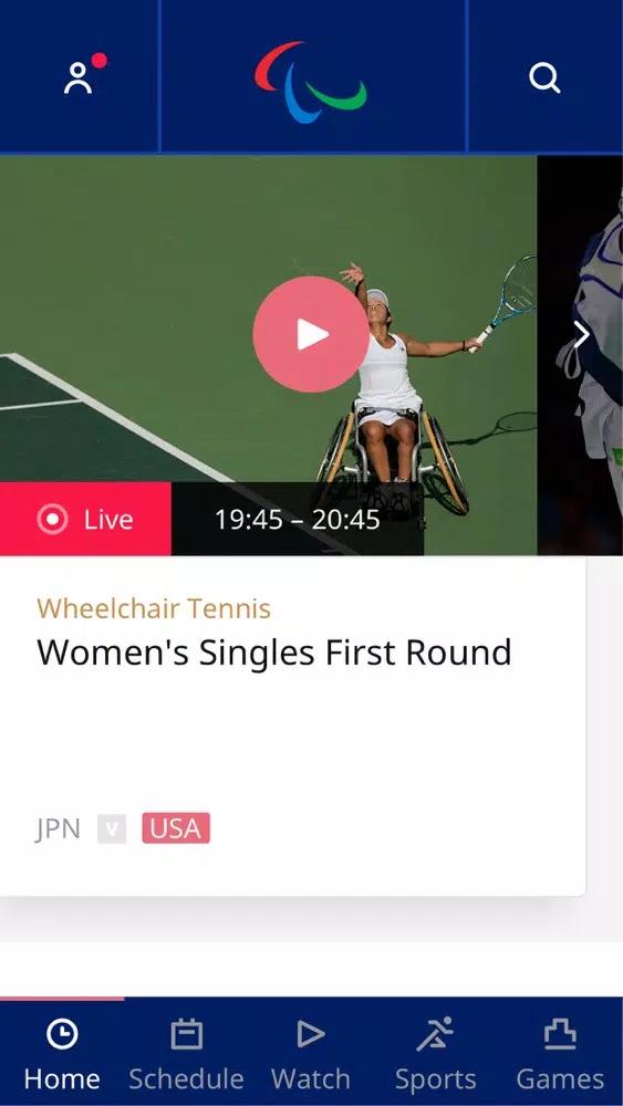 Captures d'écran de Paralympics LIVE