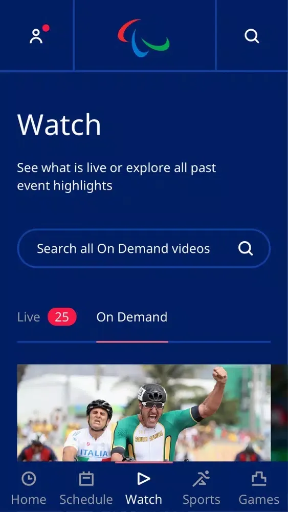 Paralympics LIVE स्क्रीनशॉट