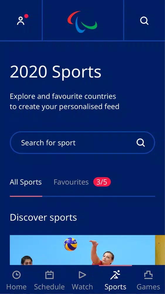 Captures d'écran de Paralympics LIVE