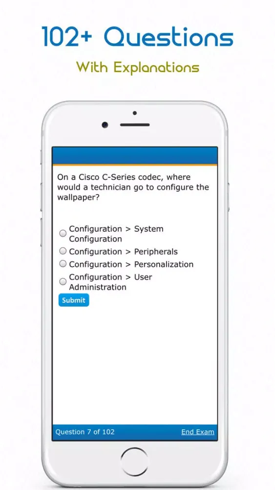ภาพหน้าจอของ 210-065: CCNA Collaboration - Certification App