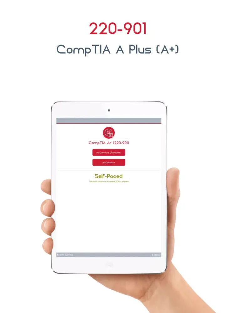 220-901: CompTIA A+ iPad  Screenshots