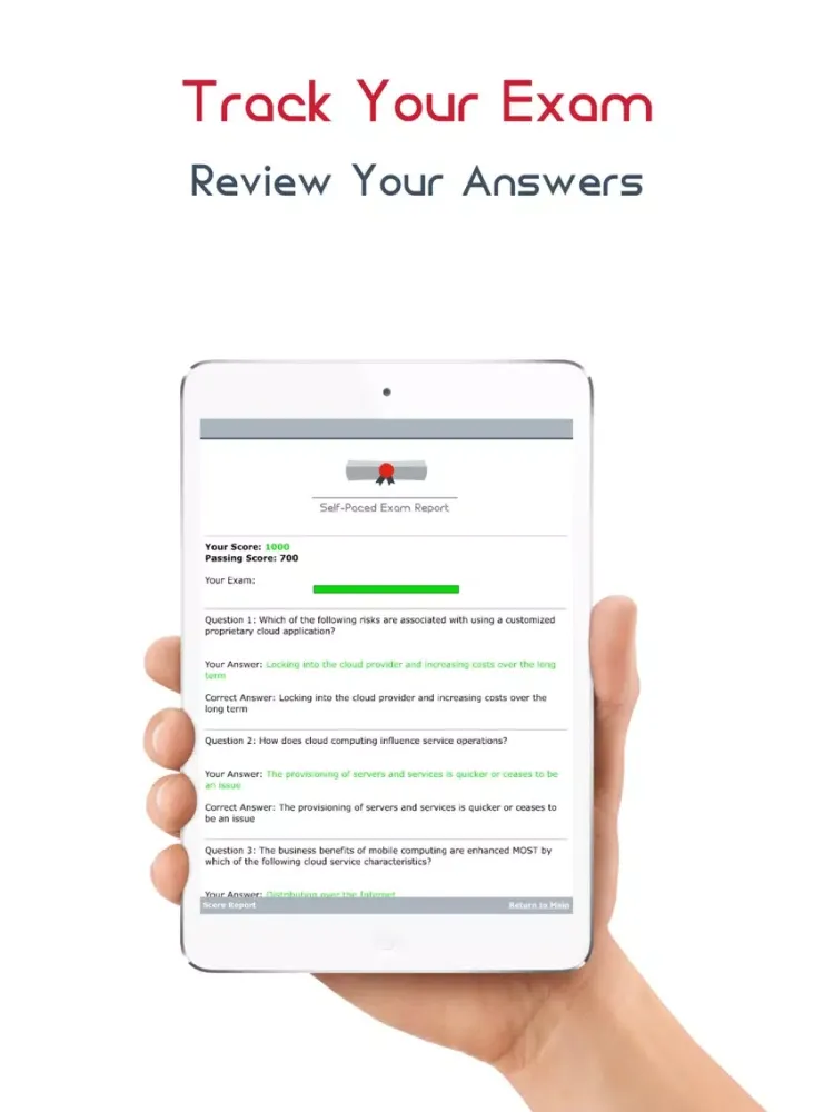 220-901: CompTIA A+ iPad  Screenshots