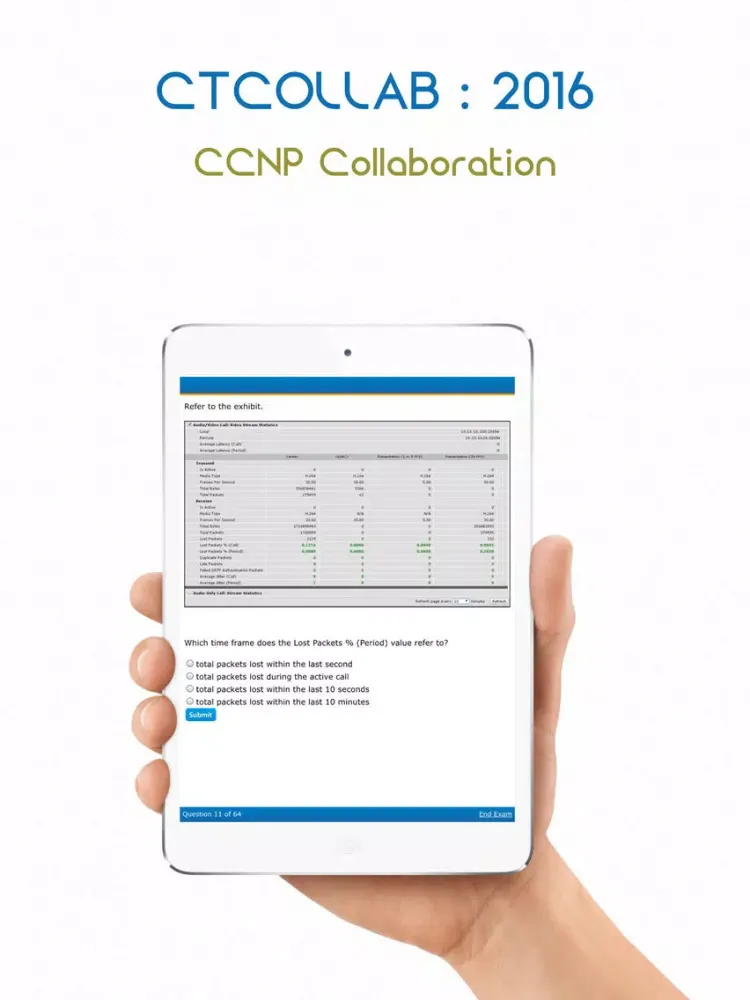 300-080: CCNP Collaboration - Certification App iPad 应用截图