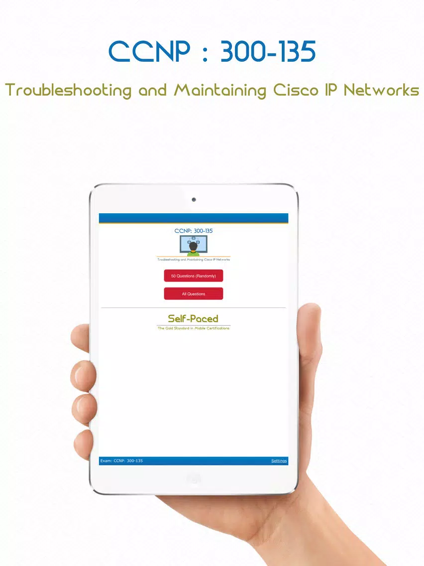 Capturas de pantalla de 300-135: CCNP TSHOOT - Certification App iPad 