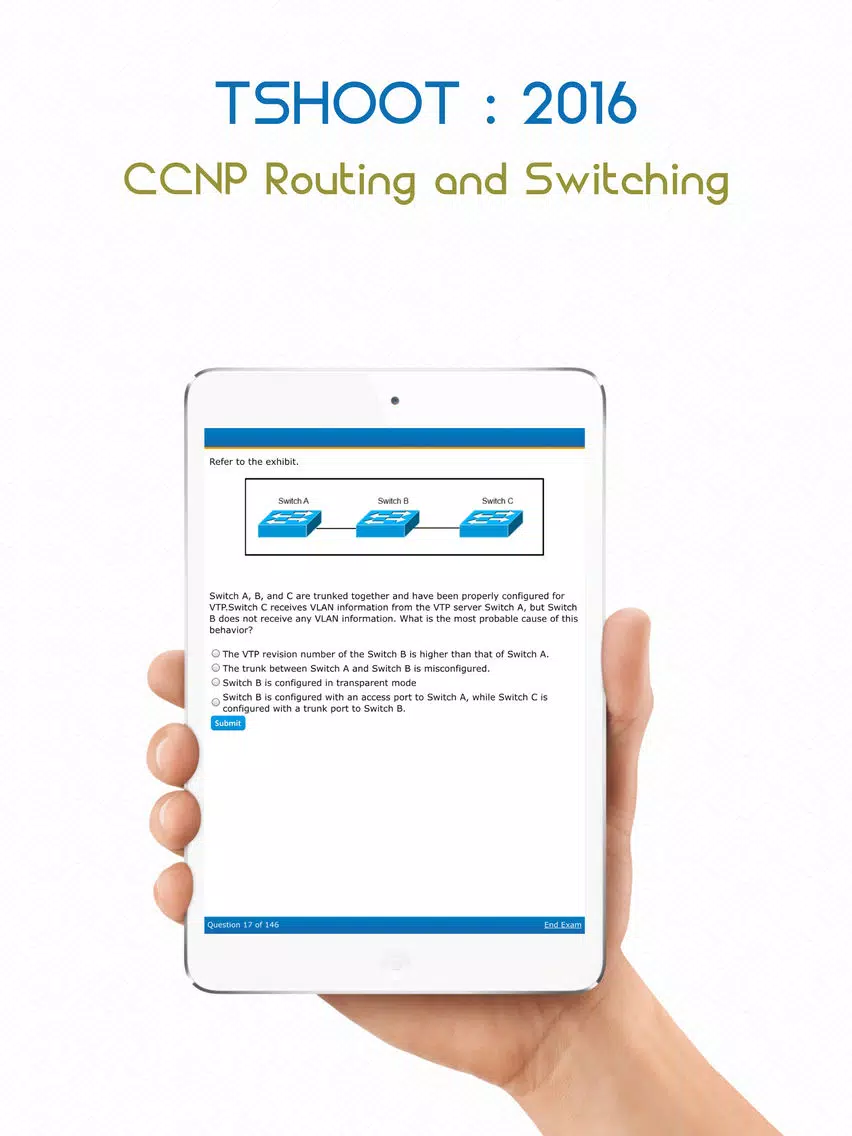 Capturas de pantalla de 300-135: CCNP TSHOOT - Certification App iPad 