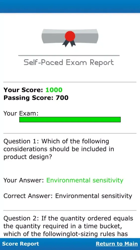 Скриншоты APICS: CPIM-ECO -Certification App