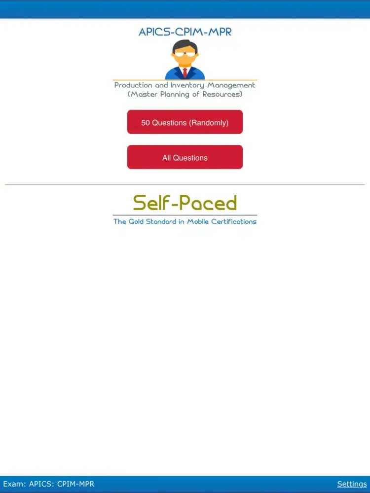صور APICS: CPIM-MPR - Certification App iPad 