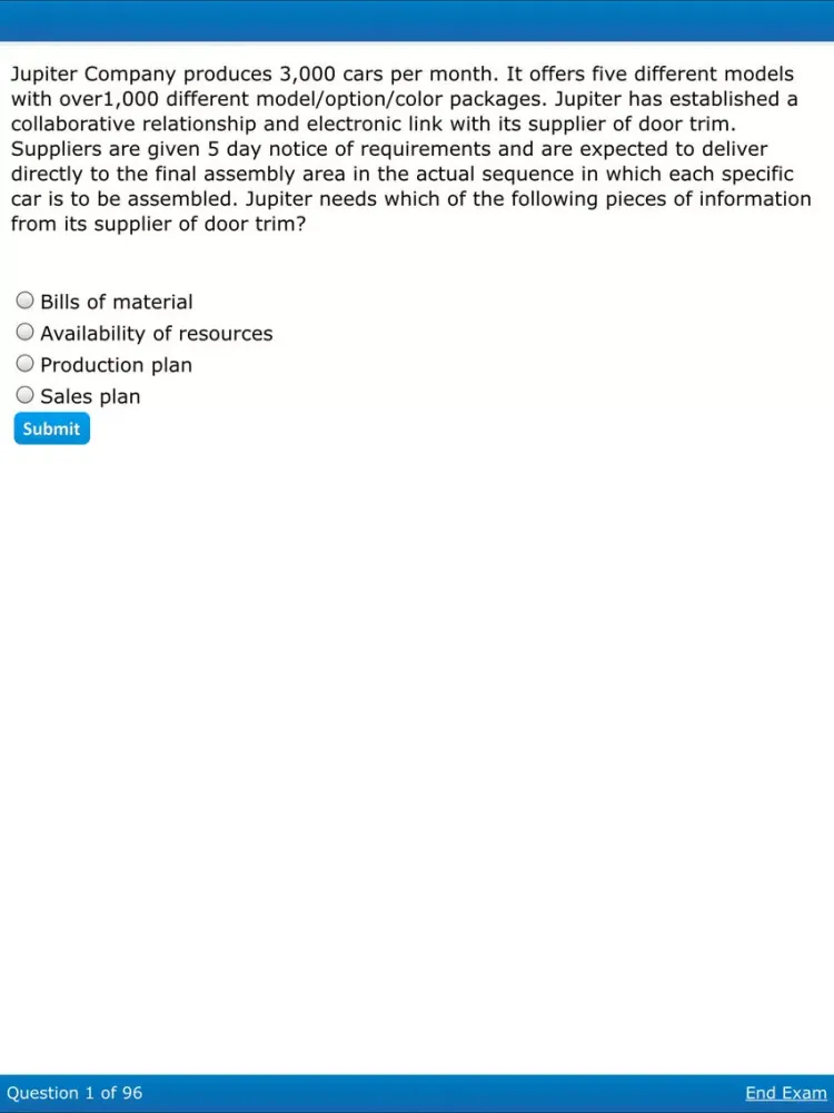 صور APICS: CPIM-MPR - Certification App iPad 