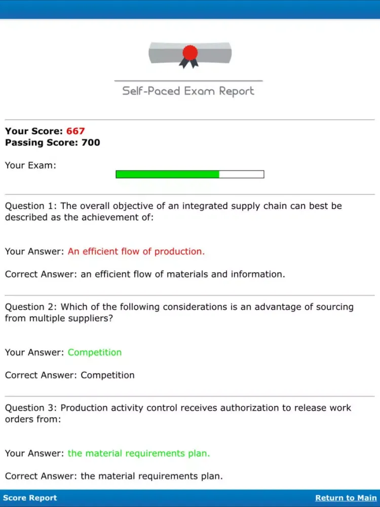 صور APICS: CPIM-MPR - Certification App iPad 