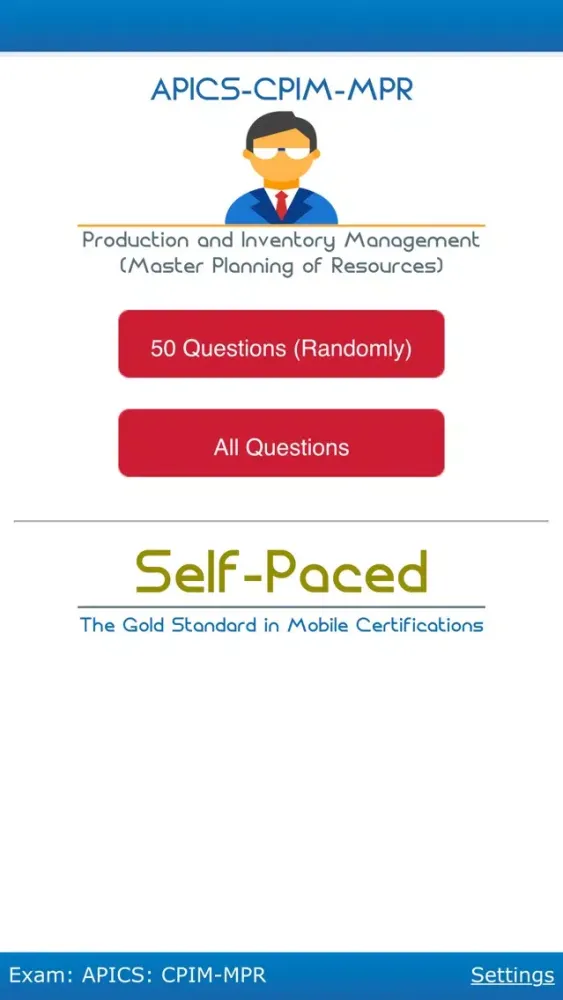 صور APICS: CPIM-MPR - Certification App