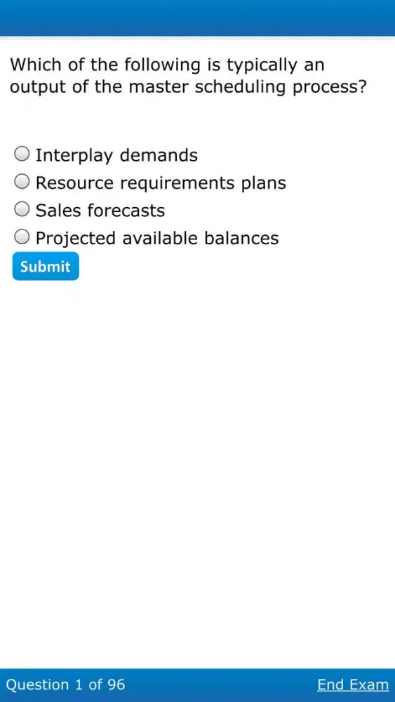 صور APICS: CPIM-MPR - Certification App