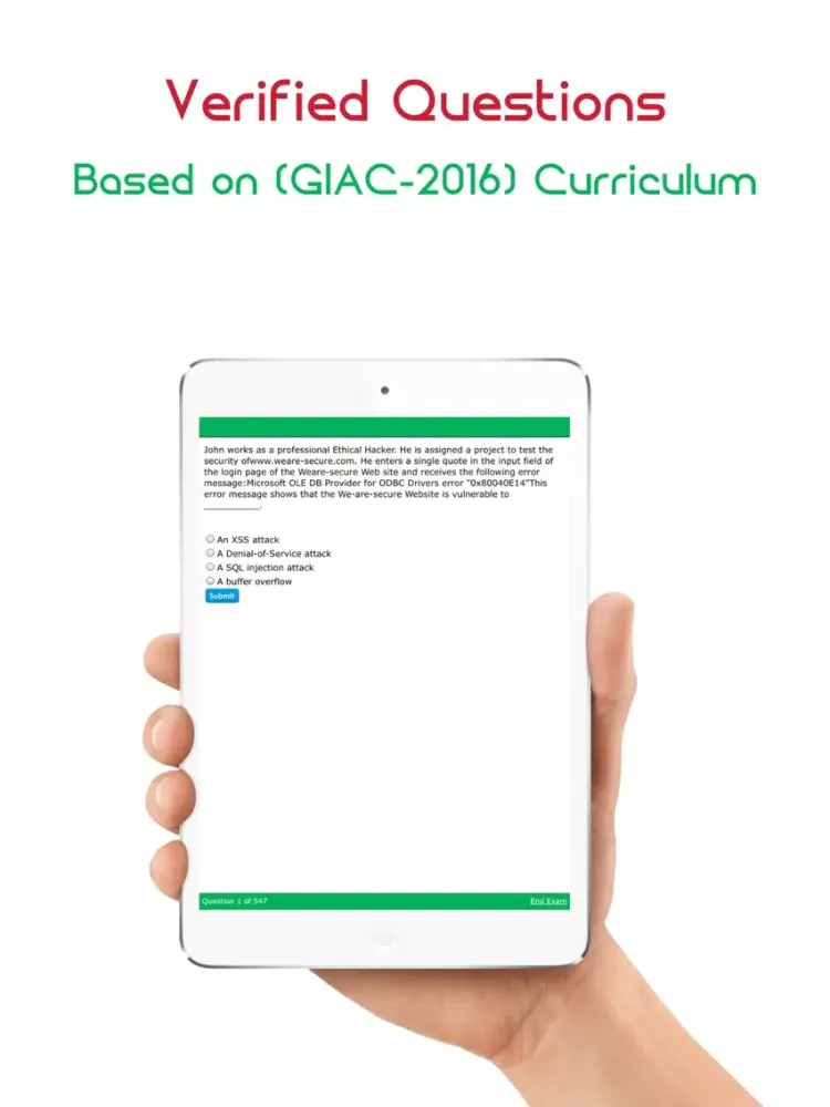 تصاویر GIAC-GSLC: GIAC Security Leadership iPad 