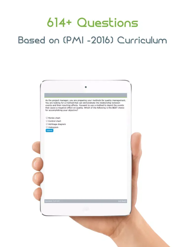 PMI-001 - Certification App iPad  스크린샷