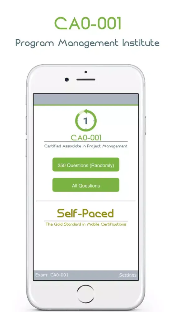 CA0-001: Certified Associate in Project Management應用截圖
