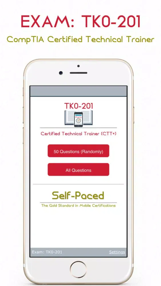 Capturas de tela do TK0-201 : CompTIA Certified Technical Trainer (CTT+)