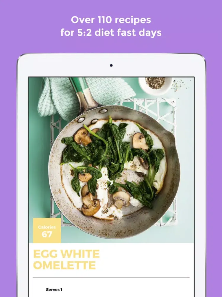 5:2 Diet Complete Meal Planner iPad 应用截图