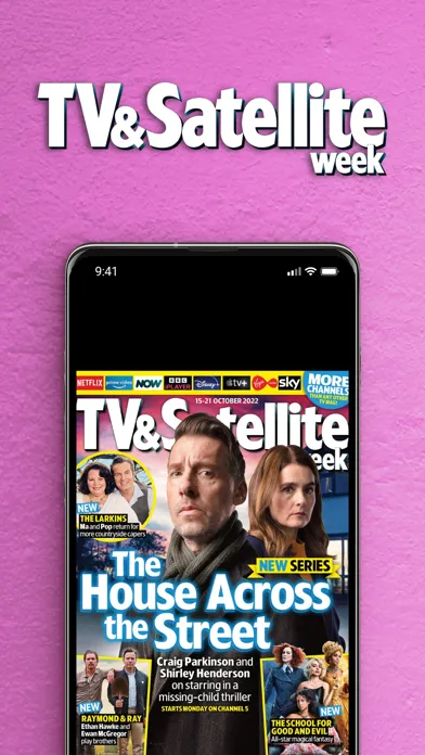 Tangkapan skrin TV & Satellite Week Magazine