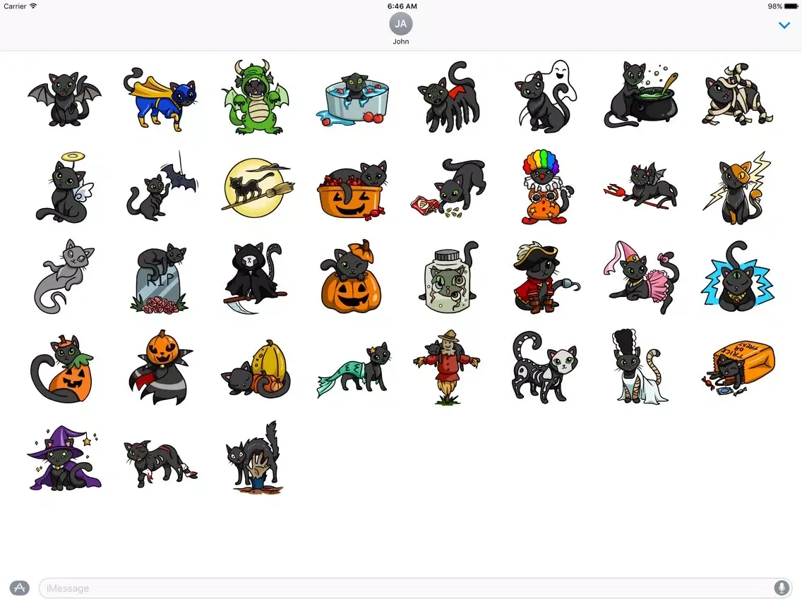 Halloween Cat iPad  سکرین شاٹس