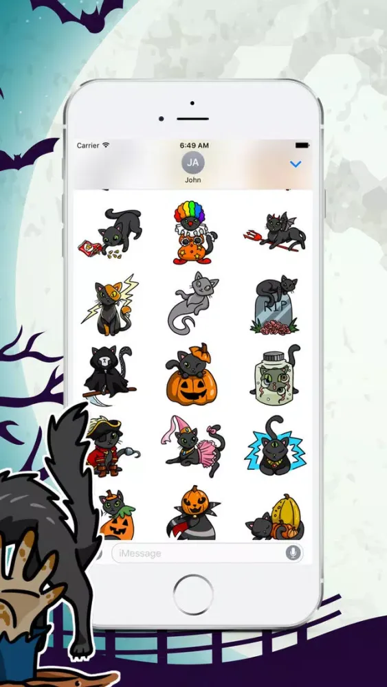 Halloween Cat سکرین شاٹس