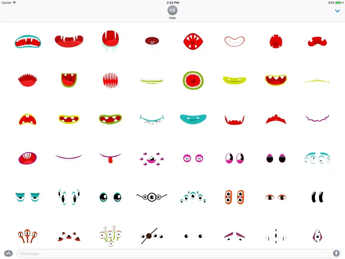 Tangkapan layar Monsterfy it! iPad 