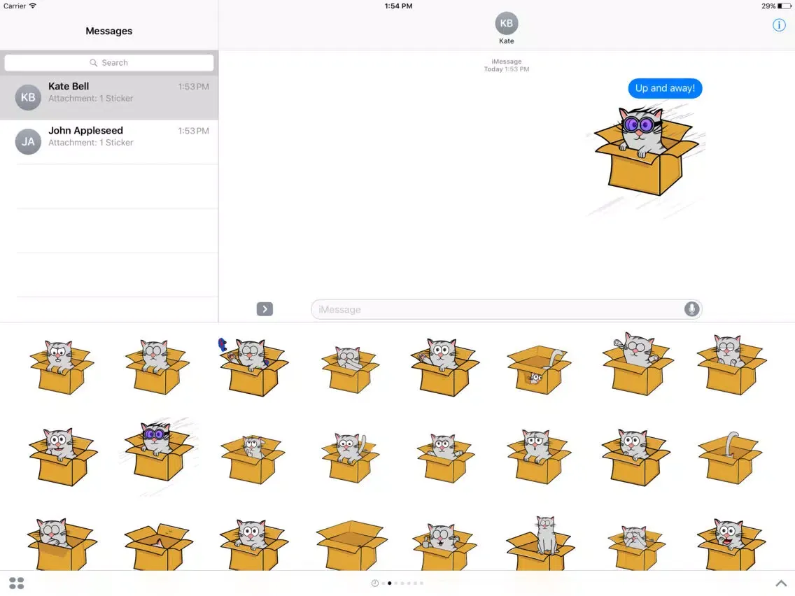Tangkapan layar Tiger in the Box iPad 