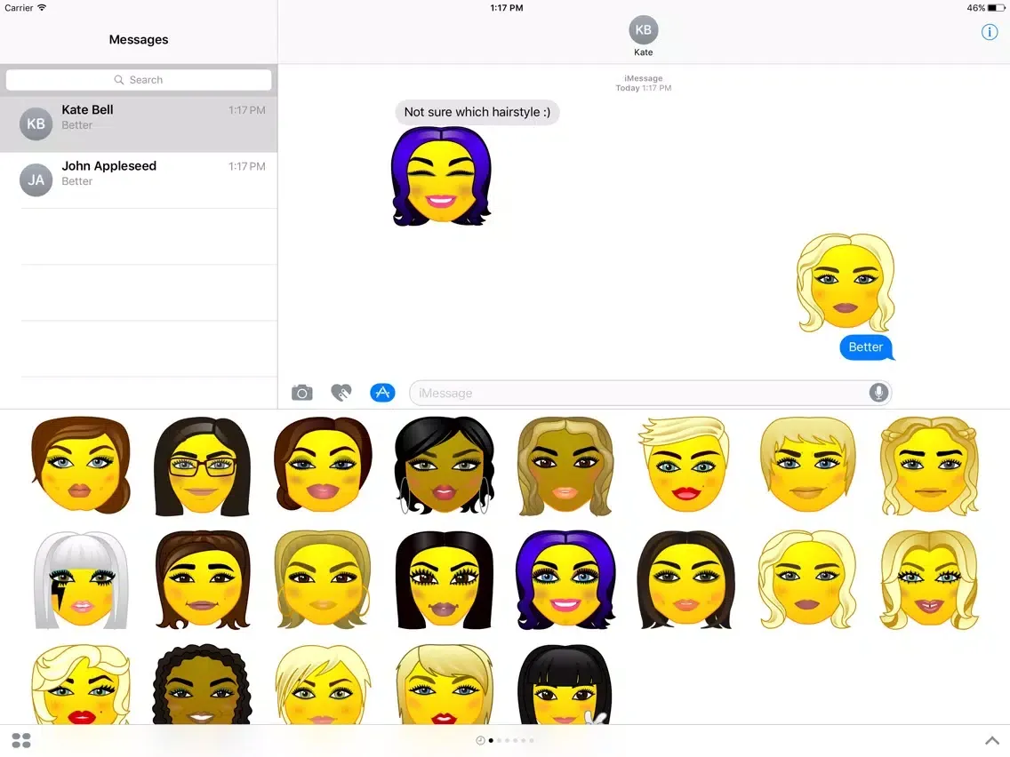 Women Faces iPad  स्क्रीनशॉट