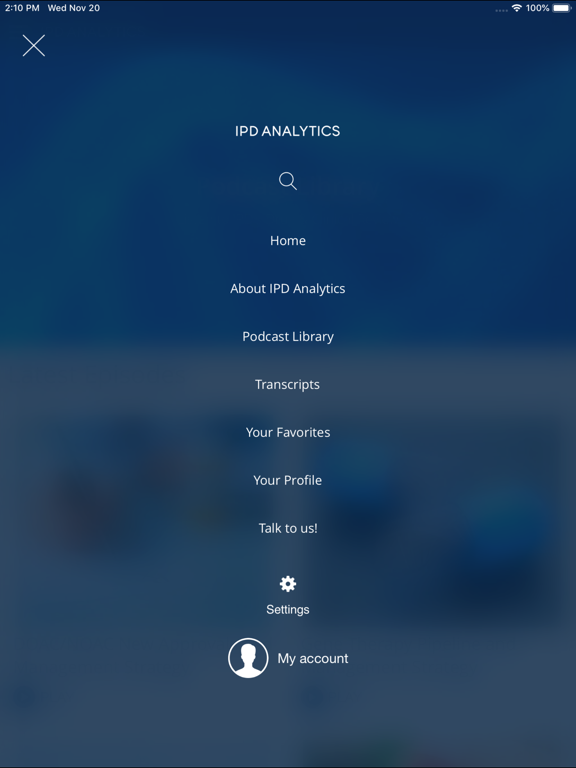 IPD Analytics iPad 应用截图