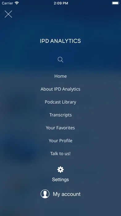 Tangkapan skrin IPD Analytics