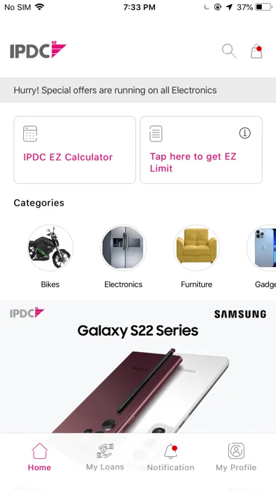 Screenshot di IPDC EZ