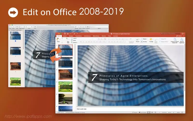 Tangkapan skrin Quick PDF to PowerPoint